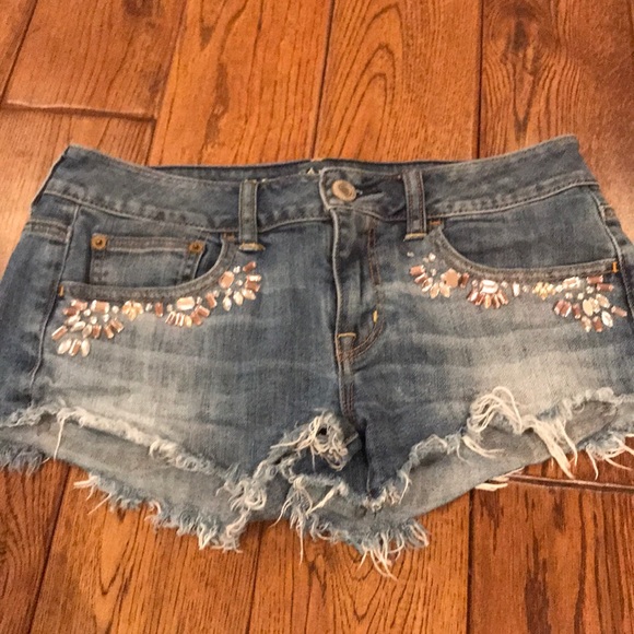 American Eagle Outfitters Pants - Medium wash. American Eagle cutoff jean shorts American Eagle Outfitters Pants - Medium wash. American Eagle cutoff jean shorts